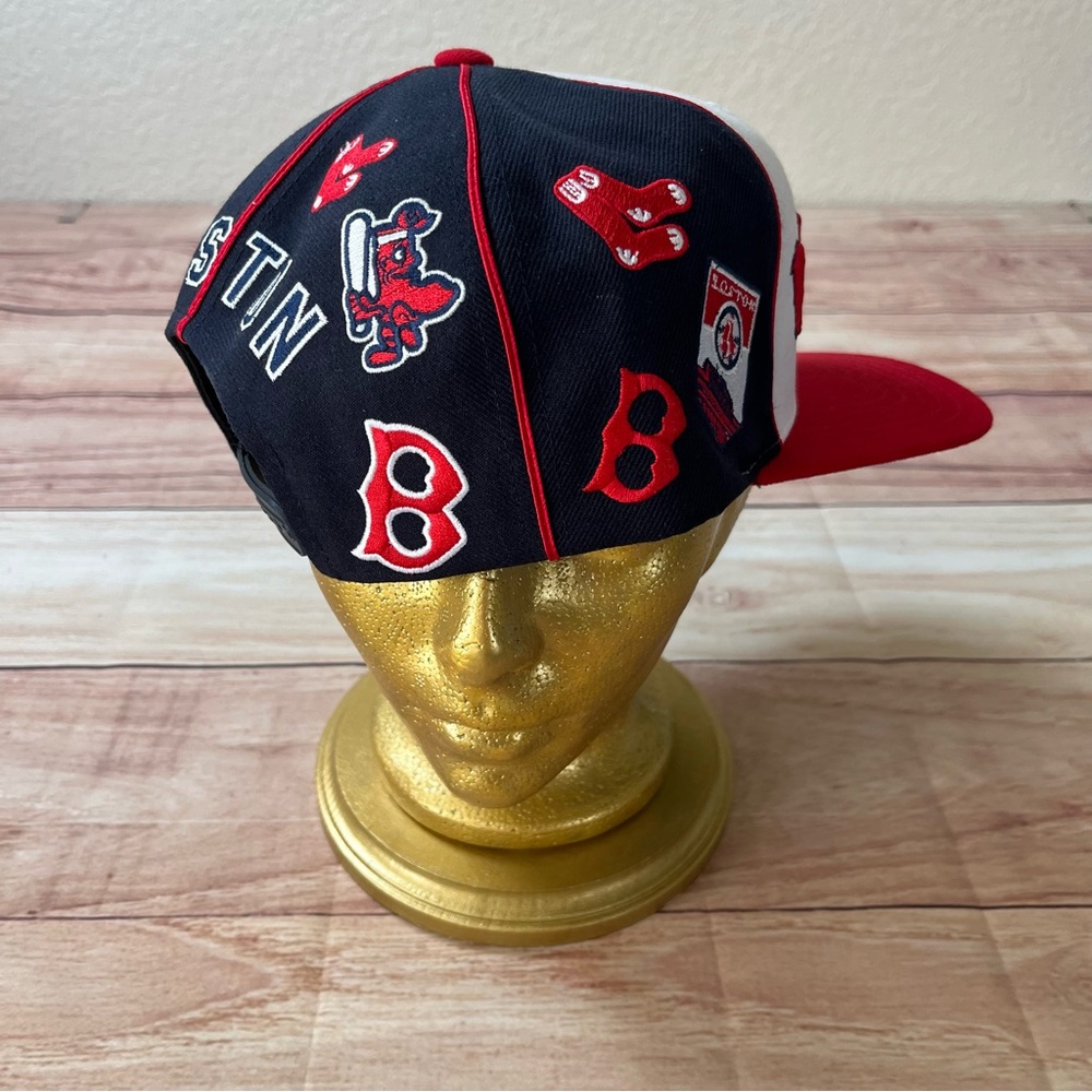 Boston‎ Red Sox Snapback American Needle Cooperstown Collection Flat Bill Logos - Picture 4 of 7
